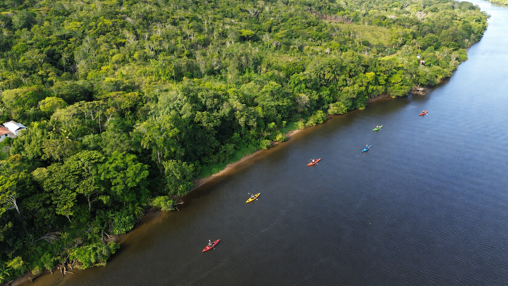 Caiaque no Rio de Contas — Reserva Rio de Contas, Itacaré